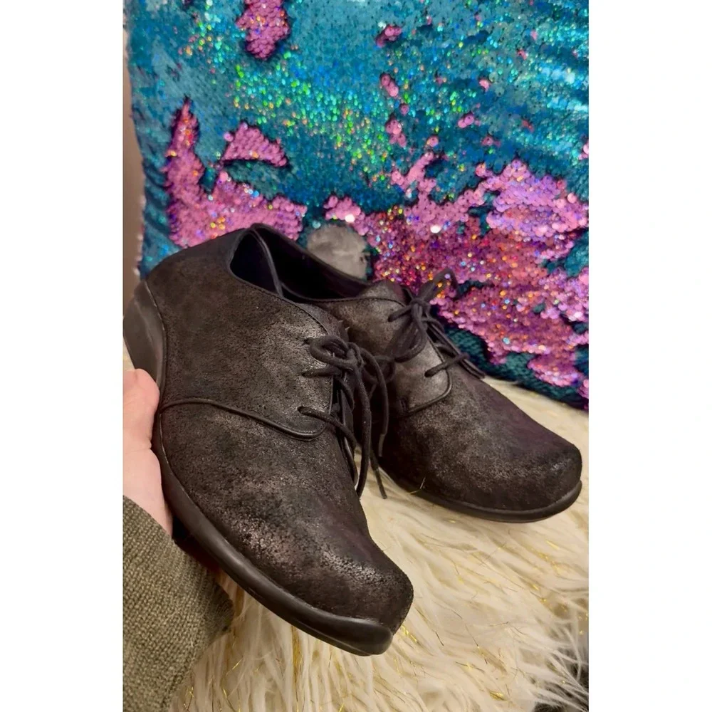 Dansko Womens Shoes Olive Size 7.5/8 EUR 38 Black Oxford Pro Nurse Pre Owned